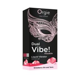 Рідкий вібратор Orgie Dual Vibe, 15 мл (полуничний джин-тонік) - Зображення 3