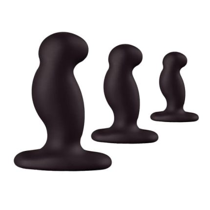 Nexus Anal Starter Kit – Набір анальних пробок, 3 шт (чорний)