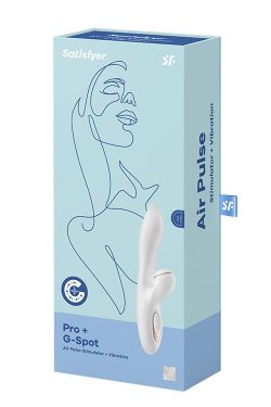 Білий вібратор-кролик з вакуумною стимуляцією Satisfyer G-Spot Rabbit - Зображення 5
