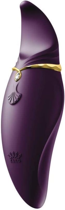 Zalo Hero Pulse Wave Massager- Імпульсно-хвильовий масажер для клітора, 14.6 см (фіолетовий)