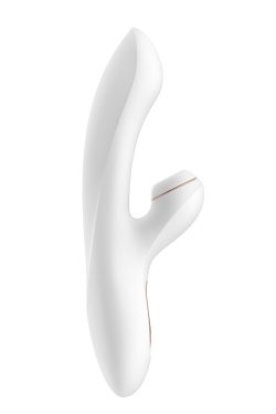 Білий вібратор-кролик з вакуумною стимуляцією Satisfyer G-Spot Rabbit - Зображення 3
