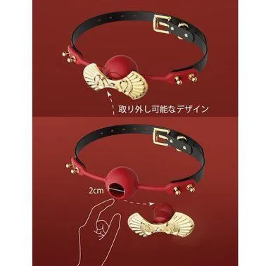 Zalo Silicone Ball Gag Red — фото 2