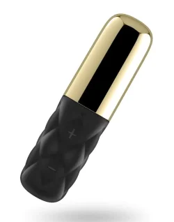 Satisfyer - Mini Lovely Honey Gold - Вібратор-помада з 15 варіантами роботи та дуже тихим мотором (золотий) - Зображення 3