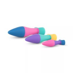 PMV20 Koda - Butt Plug Set - Набір анальних пробок, 3 шт (райдужний) - Зображення 2
