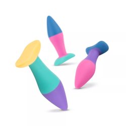 PMV20 Koda - Butt Plug Set - Набір анальних пробок, 3 шт (райдужний) - Зображення 3