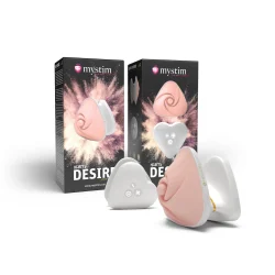 Mystim Heart´s Desire White - перезаряжаемый вибратор для клитора, 6.7 см (белый) - Зображення 12
