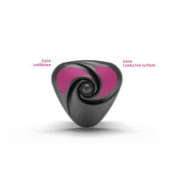 Mystim Heart´s Desire Black Edition - вібратор для клітора з електростимуляцією, 6.7 см (чорний) - Зображення 4