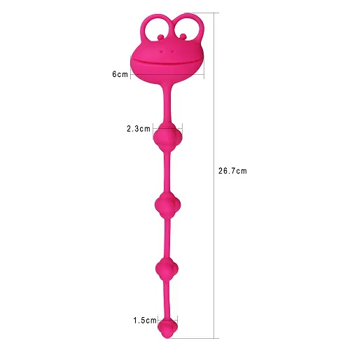 LoveToy Silicone Frog Anal Beads — фото 2