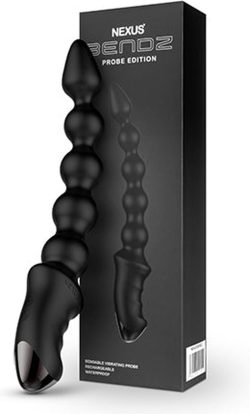 Nexus Bendz Bendable Vibrator Anal Probe Edition - Анальний стимулятор, 29.2 см (чорний) - Зображення 4