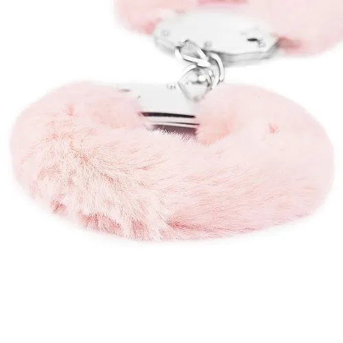 Fetish Pleasure Fluffy Hand Cuffs — 2 ключі — фото 4