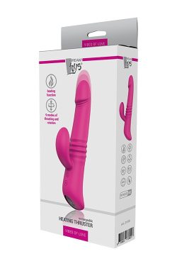 Вібратор-кролик з функцією нагріву Dream Toys Heating Thruster - Зображення 2