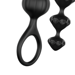 Satisfyer Love Beads Silicone - анальні ланцюжки, 20.5х3.4 см (чорний) - Зображення 5