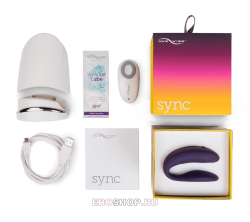 Фіолетовий We-Vibe Sync-інноваційний анатомічний вібратор для пар - Зображення 4