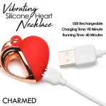 Charmed Vibrating Silicone Heart Necklace — фото 6