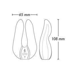 Shunga - Aiko Intimate Massager - Вібромасажер, 10.8х6.5 см (чорний) - Зображення 8