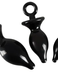 Orion Anal Training Set – Набір анальних пробок, 3 шт (чорний)