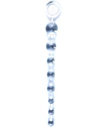 Boss Jelly Anal Beads Clear – анальний ланцюжок, 26х2.8 см (прозорий)