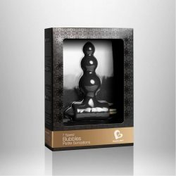 Rocks Off Petite Sensations Bubbles Black - анальний вібратор, 8.5х2.8 см (чорний) - Зображення 4
