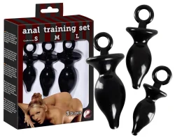 Orion Anal Training Set - Набір анальних пробок, 3 шт (чорний) - Зображення 7