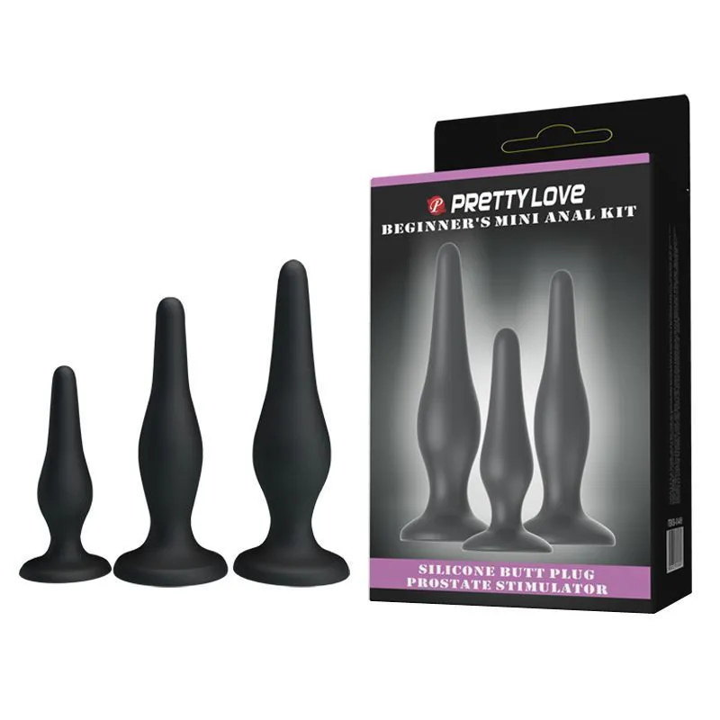 Pretty Love Begginer Mini Anal Kit Black