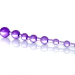 Boss Jelly Anal Beads Purple — фото 2