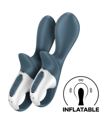 Satisfyer Air Pump Booty 2 – Надувний анальний вібратор, 19х6 см (сірий)