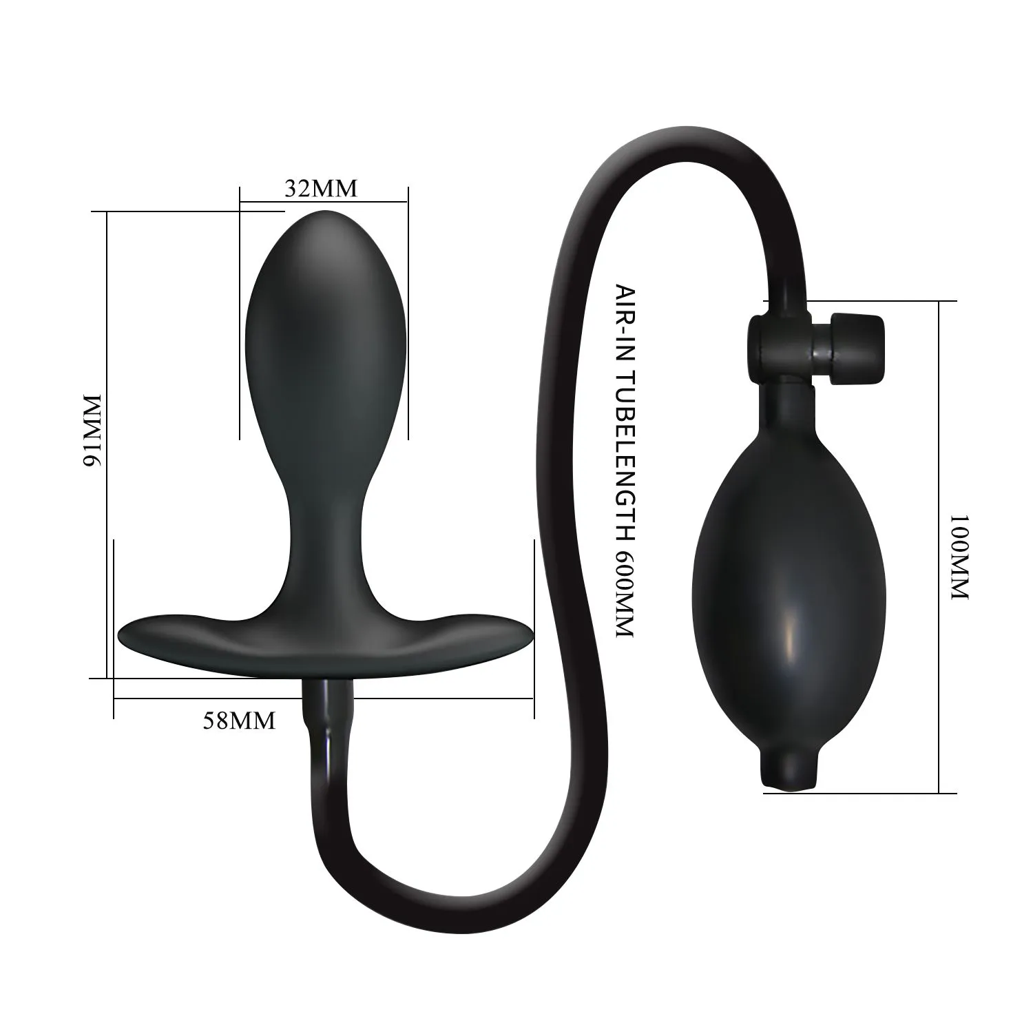 Pretty Love Inflatable Anal Plug — фото 7