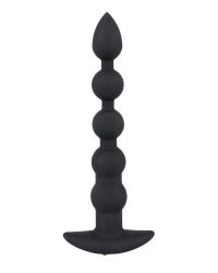 Orion Black Velvets Rechargeable Beads – Анальний ланцюжок з вібрацією, 21х3.1 см (чорний)