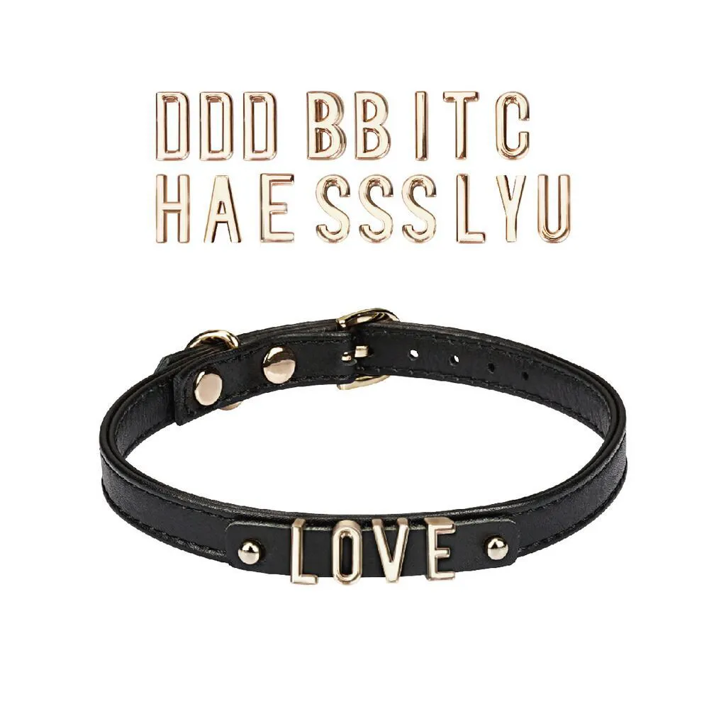 Liebe Seele Чокер Liebe Seele DIY Choker та 21 літера в комплекті