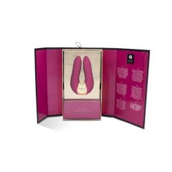 Shunga - Aiko Intimate Massager - Вібромасажер, 10.8х6.5 см (малиновий) - Зображення 4