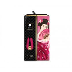 Shunga - Aiko Intimate Massager - Вібромасажер, 10.8х6.5 см (малиновий) - Зображення 7