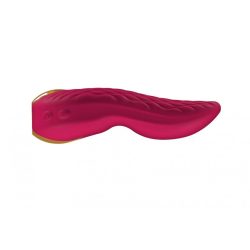 Shunga - Aiko Intimate Massager - Вібромасажер, 10.8х6.5 см (малиновий) - Зображення 2