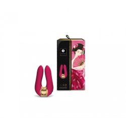 Shunga - Aiko Intimate Massager - Вібромасажер, 10.8х6.5 см (малиновий) - Зображення 6