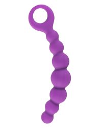 Alive Bubble Chain – анальний стимулятор, 21х3 см (фіолетовий)
