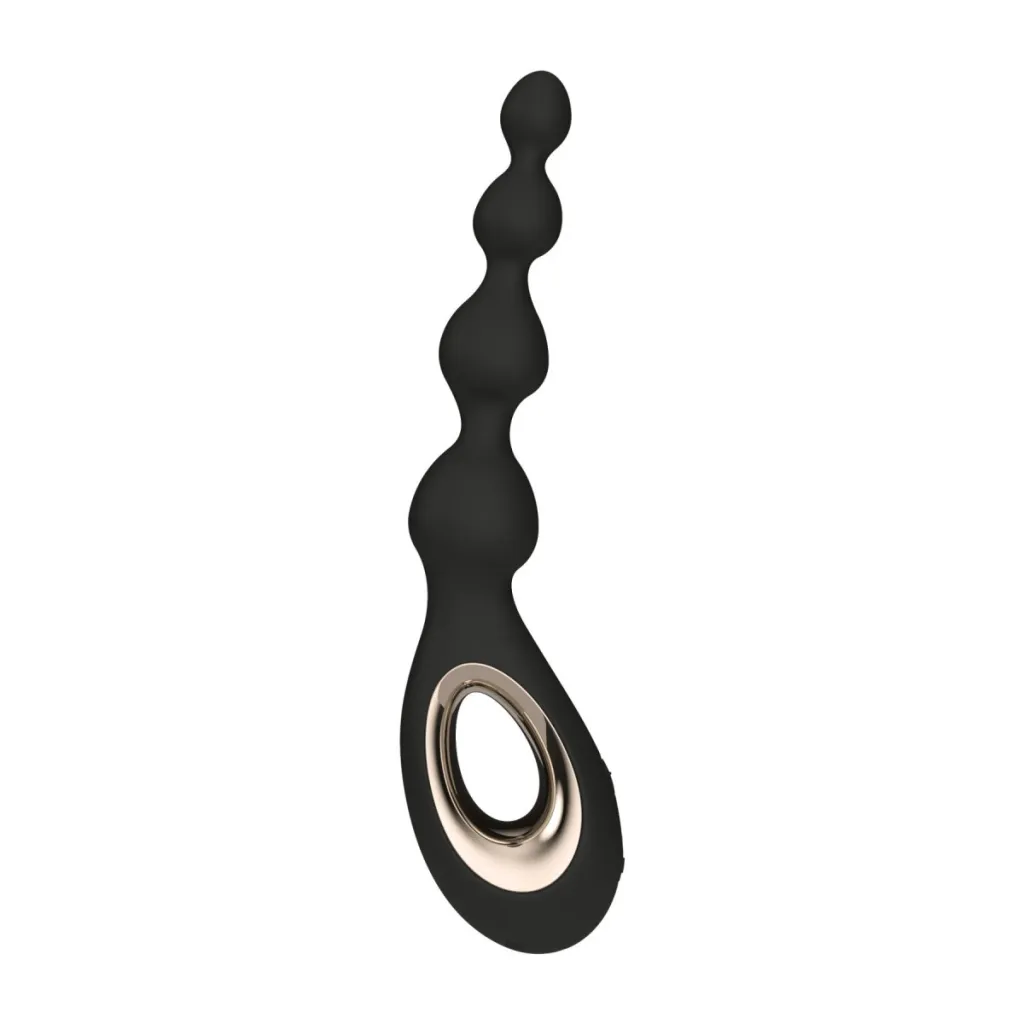 LELO Soraya Beads Black - Анальний вібратор, 23,4 см (чорний)
