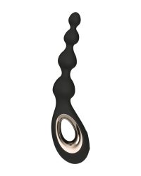 LELO Soraya Beads Black – Анальний вібратор, 23,4 см (чорний)