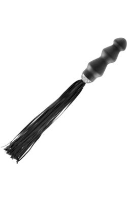 Fetish Tentation Whip with Plug Handle - Флогер з ручкою - анальним плагом