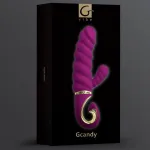 Gvibe Вібратор-кролик з витим стволом GCandy, 22х4.5 см — фото 12