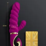 Gvibe Вібратор-кролик з витим стволом GCandy, 22х4.5 см — фото 4