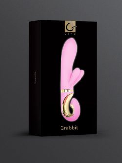 Рожевий вібратор-кролик Gvibe Grabbit, 22х4 см - Зображення 8