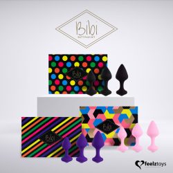 FeelzToys Bibi Butt Plug Set 3 - Набір силіконових анальних пробок, 3 шт (чорний) - Зображення 7
