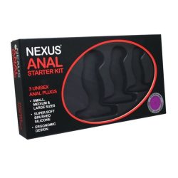 Nexus Anal Starter Kit - Набір анальних пробок, 3 шт (чорний) - Зображення 2