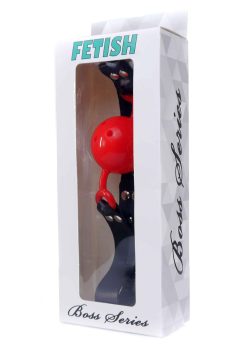 Fetish Boss Series Gag - Дихаючий кляп, (червоний) - Зображення 6