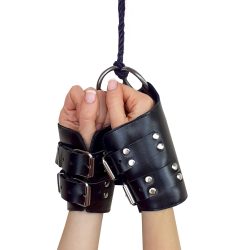 Art of Sex Kinky Hand Cuffs For Suspension манжеты для подвеса за руки из натуральной кожи