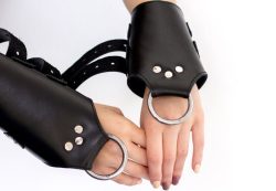 Art of Sex Kinky Hand Cuffs For Suspension манжеты для подвеса за руки из натуральной кожи - Зображення 7
