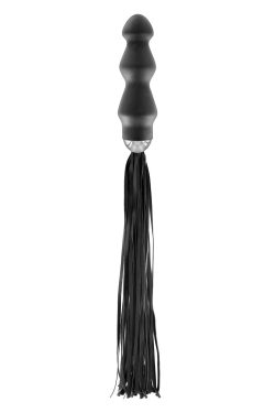 Fetish Tentation Whip with Plug Handle - Флогер з ручкою - анальним плагом - Зображення 2