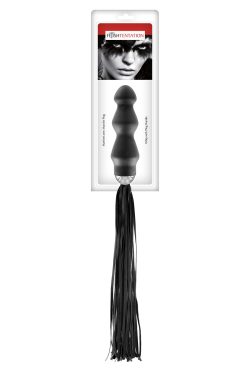 Fetish Tentation Whip with Plug Handle - Флогер з ручкою - анальним плагом - Зображення 3