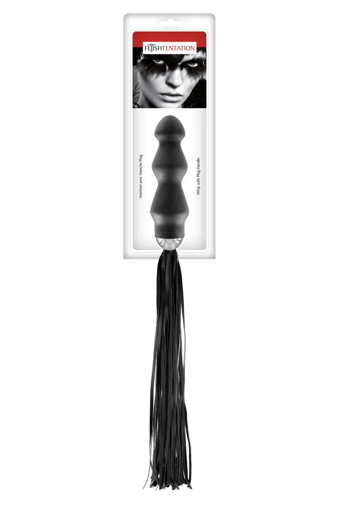 Fetish Tentation Whip with Plug Handle — фото 3