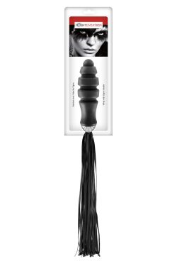 Fetish Tentation Whip with Ogive Handle - Флогер з ручкою для проникнення - Зображення 3