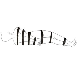 Art of Sex - BDSM Bondage Black Night Simple ремені для бондажу - Зображення 2